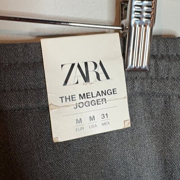NWT Zara charcoal Melange jogger pants - Picture 4 of 6